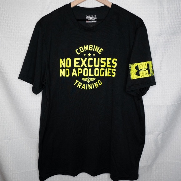 under armour no excuses t shirt